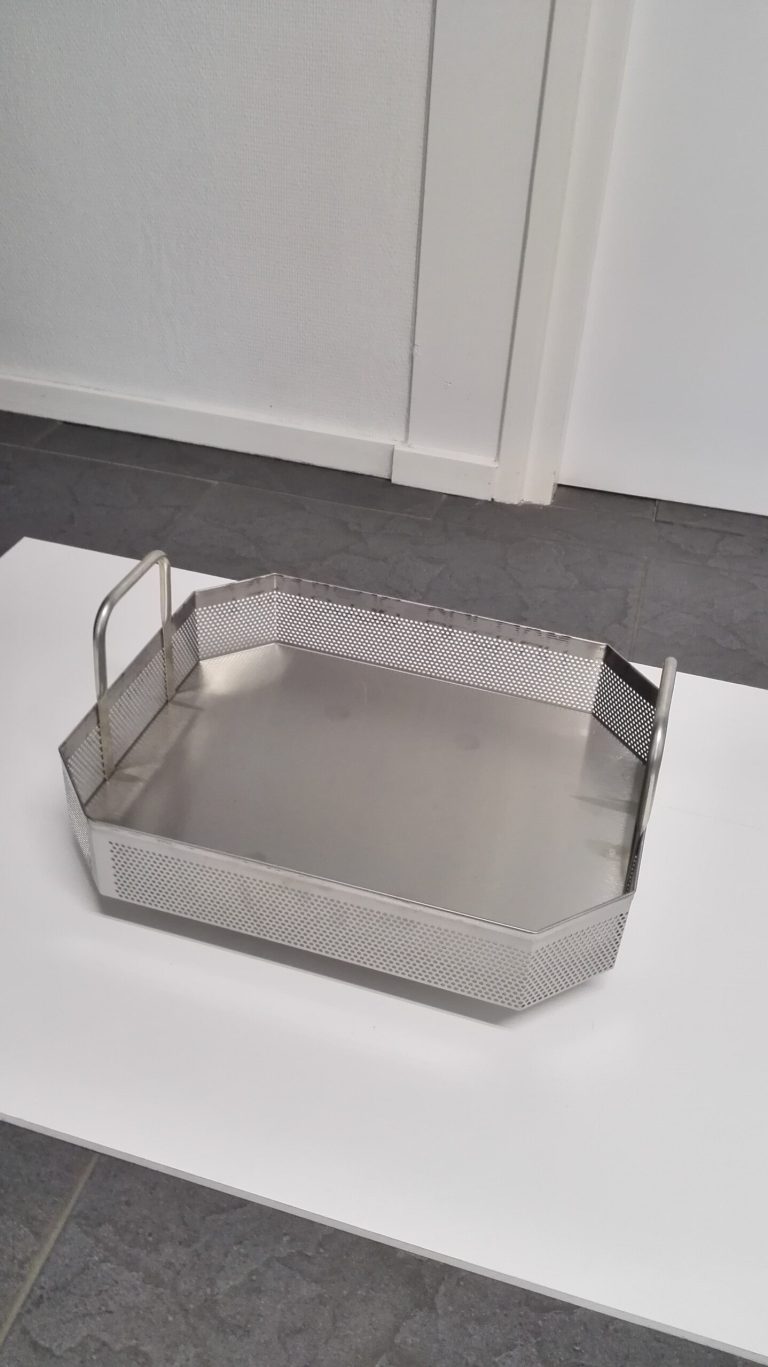 RVS vuilvangzeef ten behoeve van spoelbak 500x400