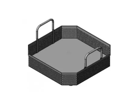 RVS vuilvangzeef ten behoeve van spoelbak 400x400